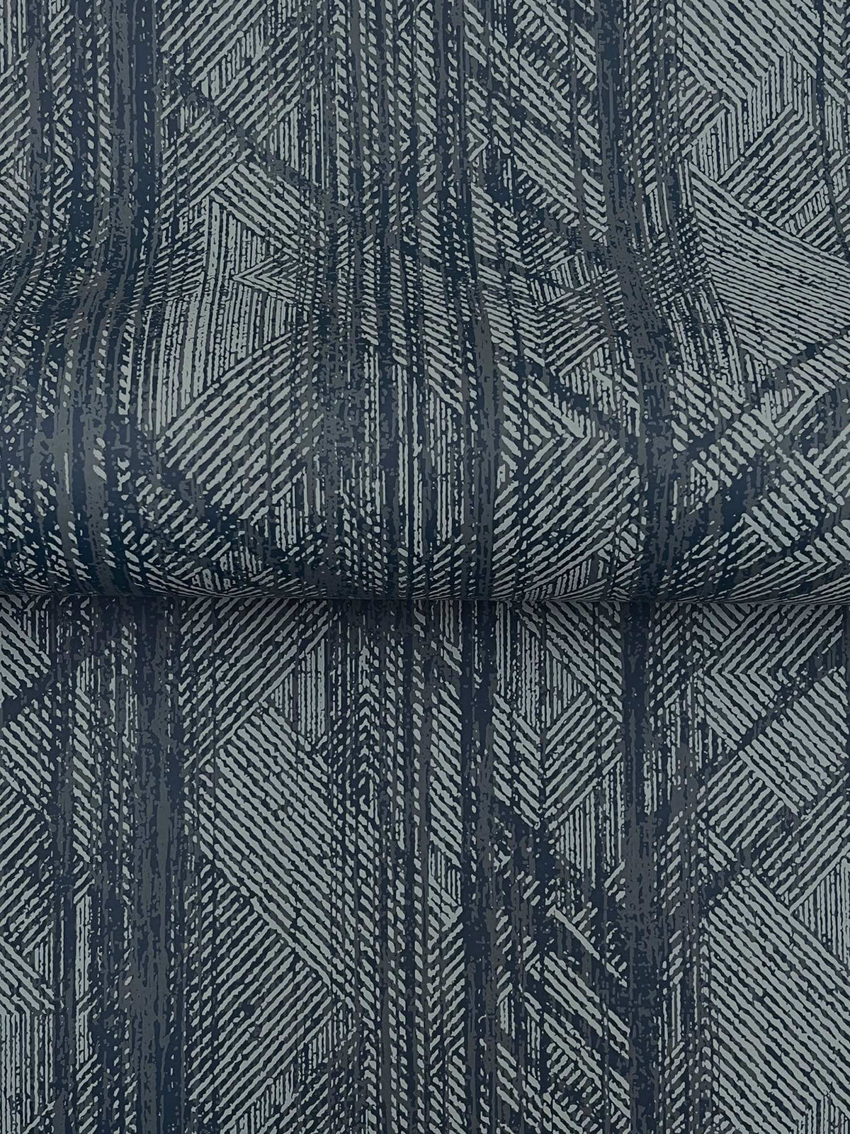 Ronald Redding Private Reserve Winthrop Wallpaper - Navy