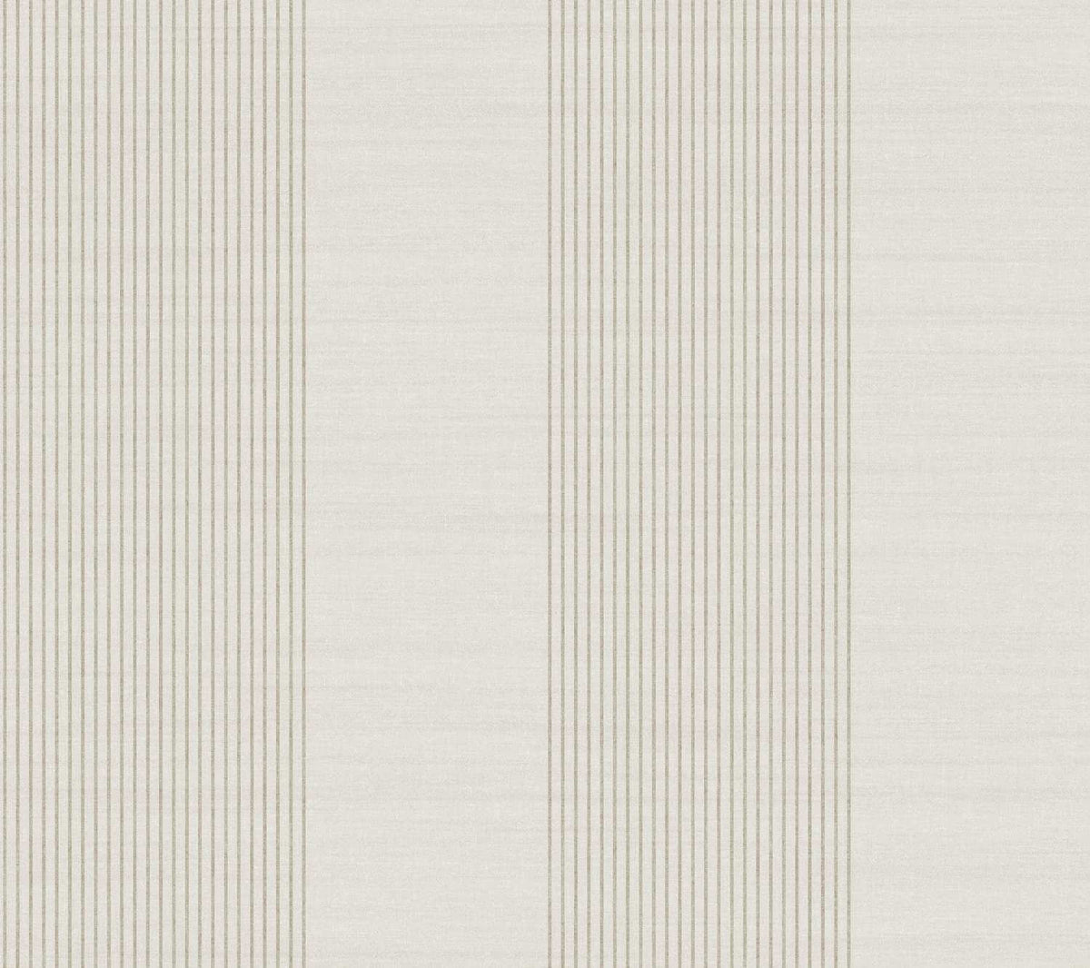 Ronald Redding Private Reserve Archer Stripe Wallpaper Sample - Light Gray