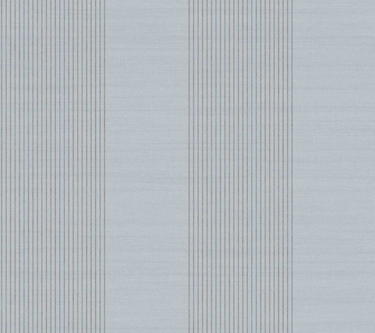 Ronald Redding Private Reserve Archer Stripe Wallpaper Sample - Blue