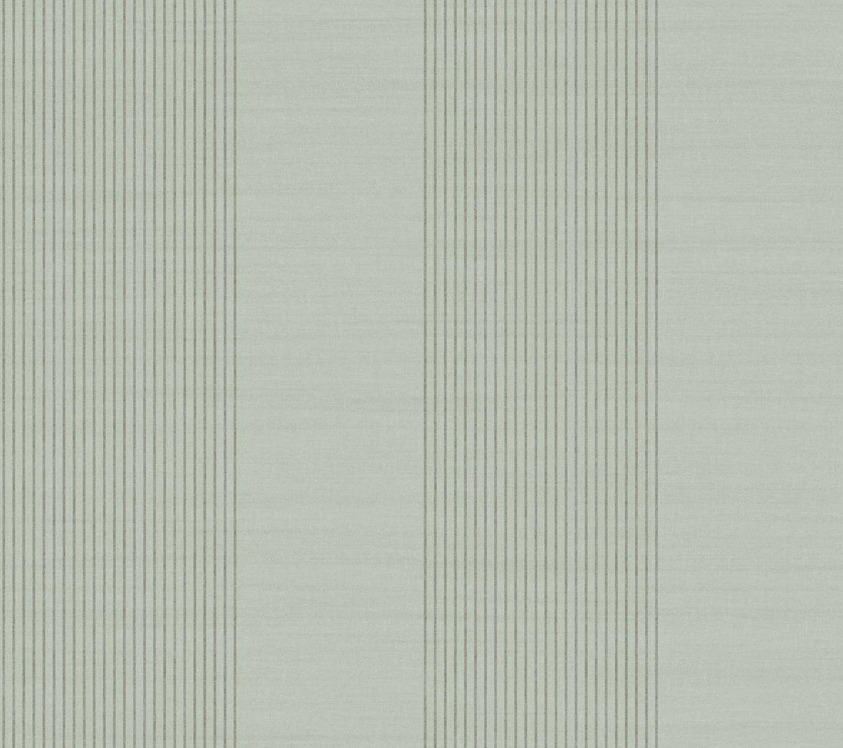 Ronald Redding Private Reserve Archer Stripe Wallpaper Sample - Sage