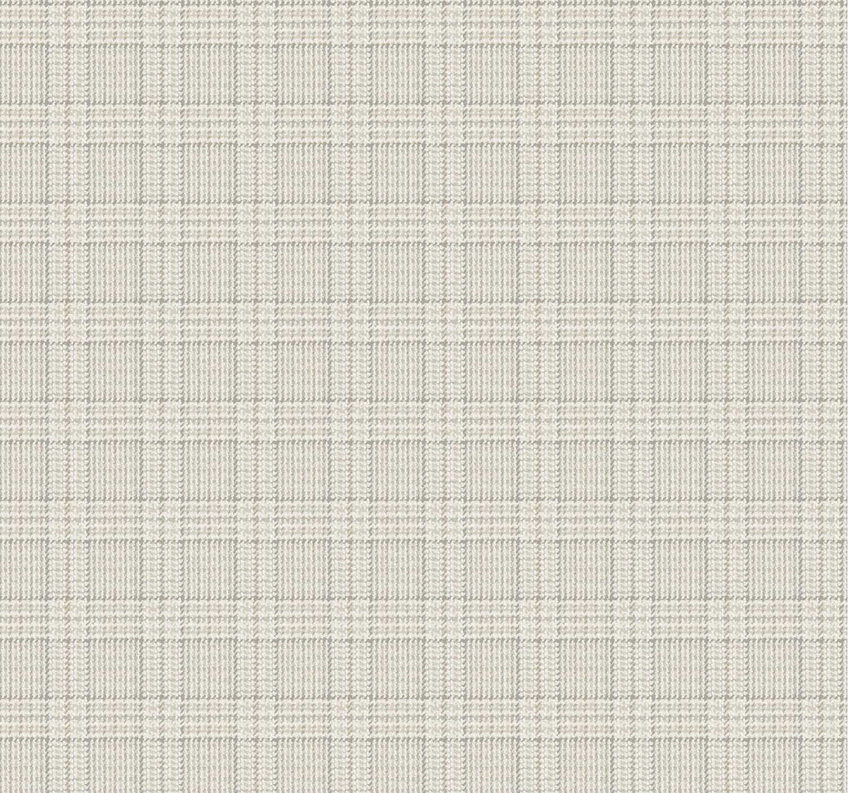Ronald Redding Private Reserve Harrington Plaid Wallpaper Sample - Neutral