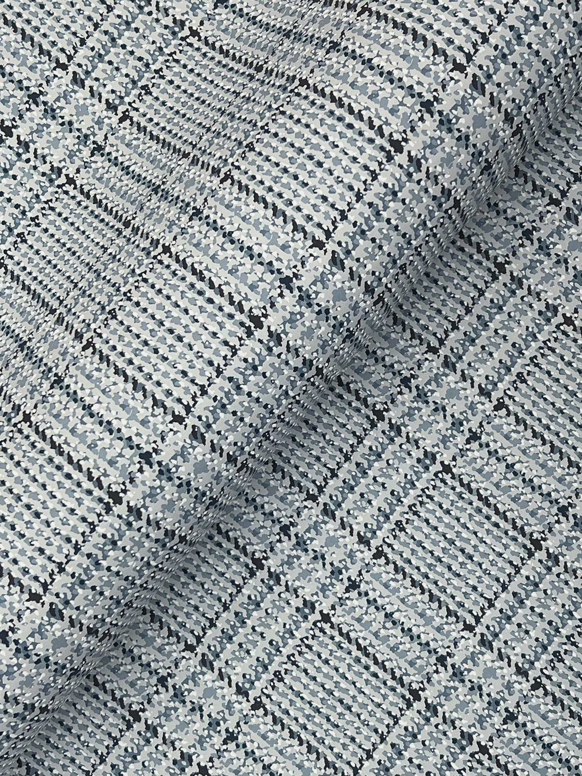 Ronald Redding Private Reserve Harrington Plaid Wallpaper Sample - Blue