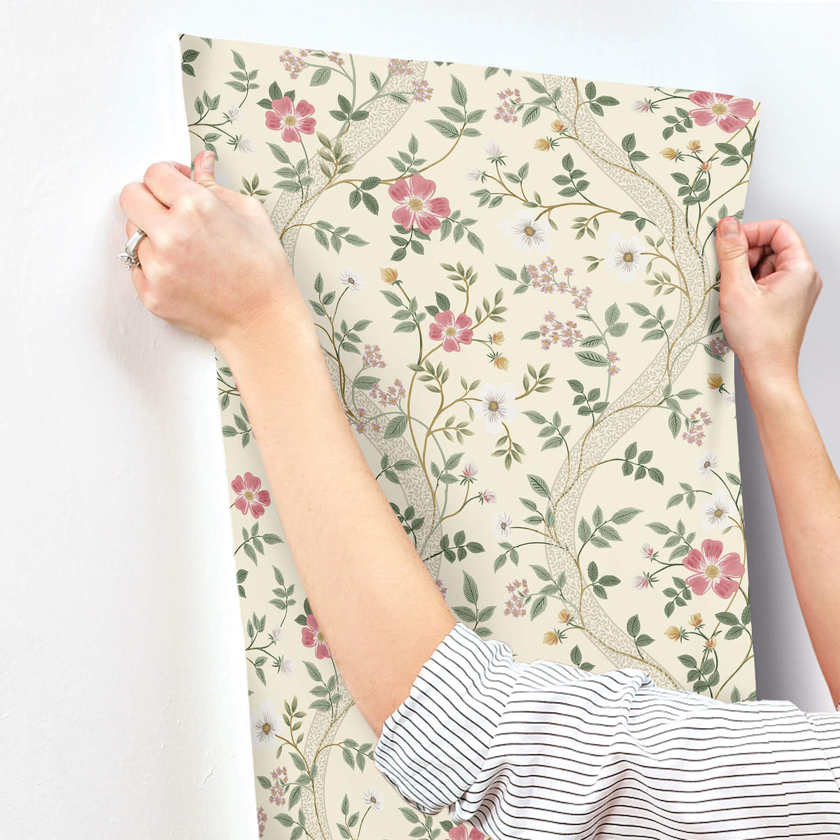 Rifle Paper Co. Waverly Wallpaper Sample - Linen