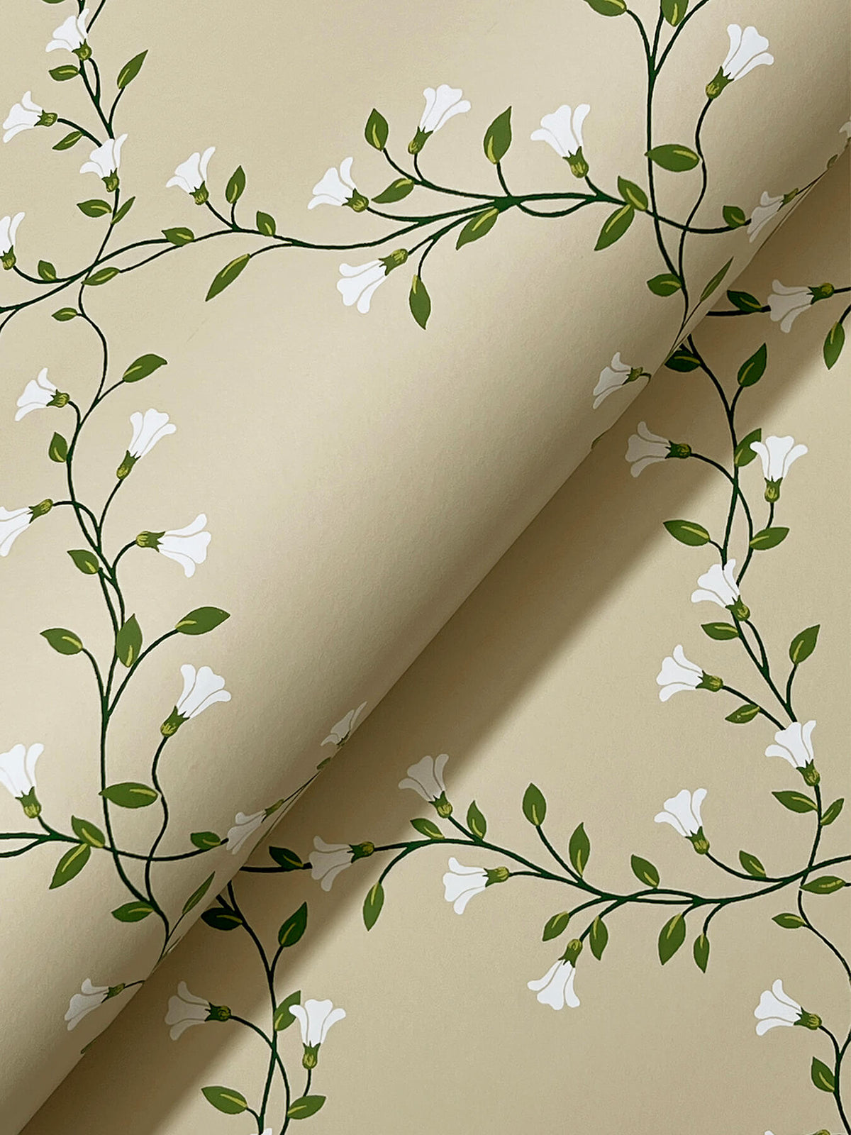 Rifle Paper Co. Bellflower Wallpaper - Linen