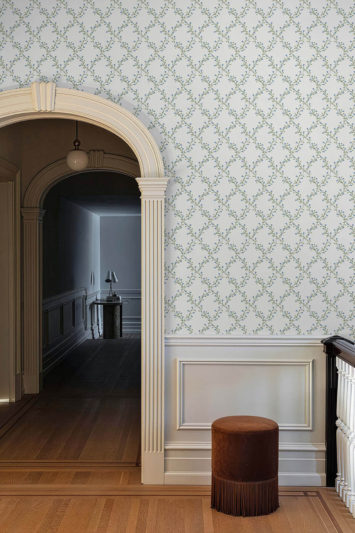 Rifle Paper Co. Bellflower Wallpaper - White