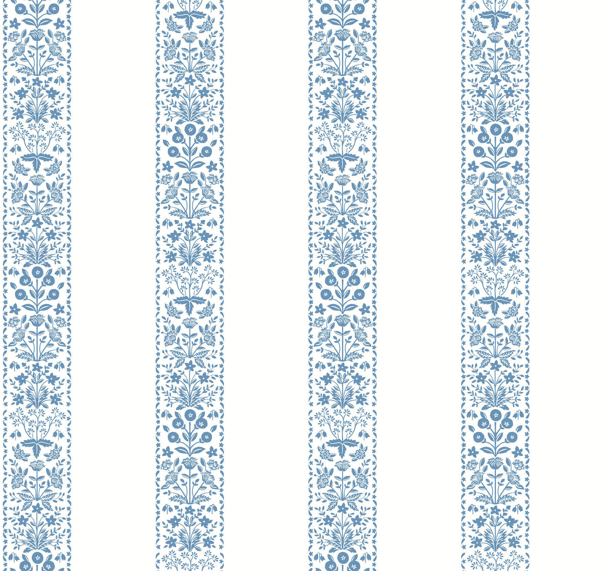 Rifle Paper Co. Estee Stripe Wallpaper - Blue & White