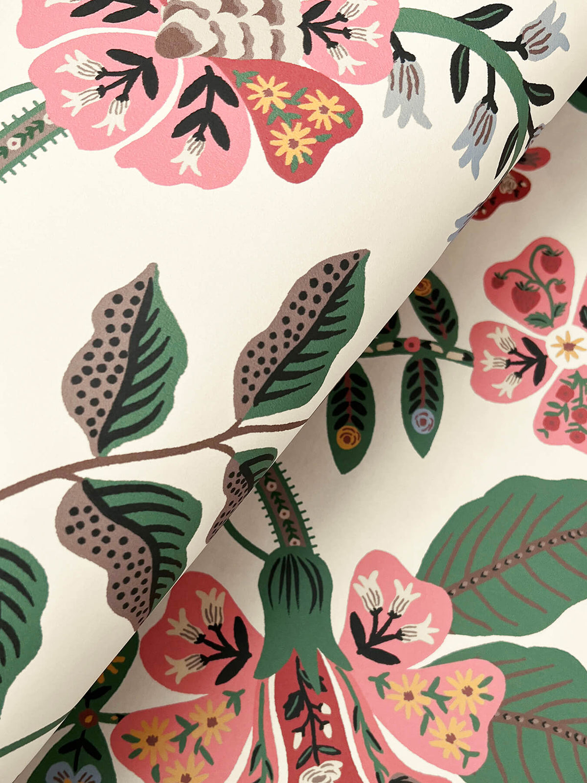 Rifle Paper Co. Gracie Wallpaper Sample - Cream