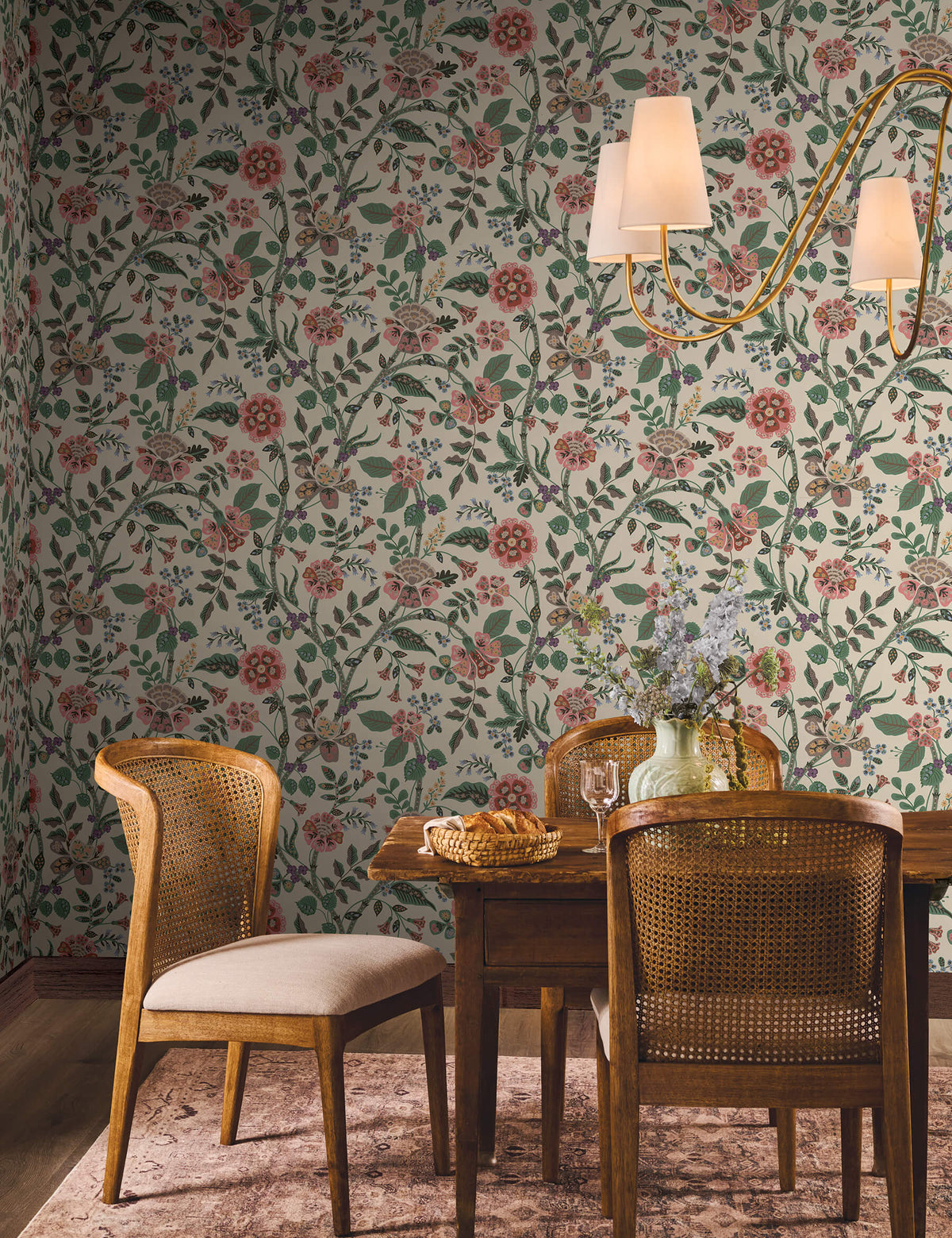 Rifle Paper Co. Gracie Wallpaper Sample - Cream