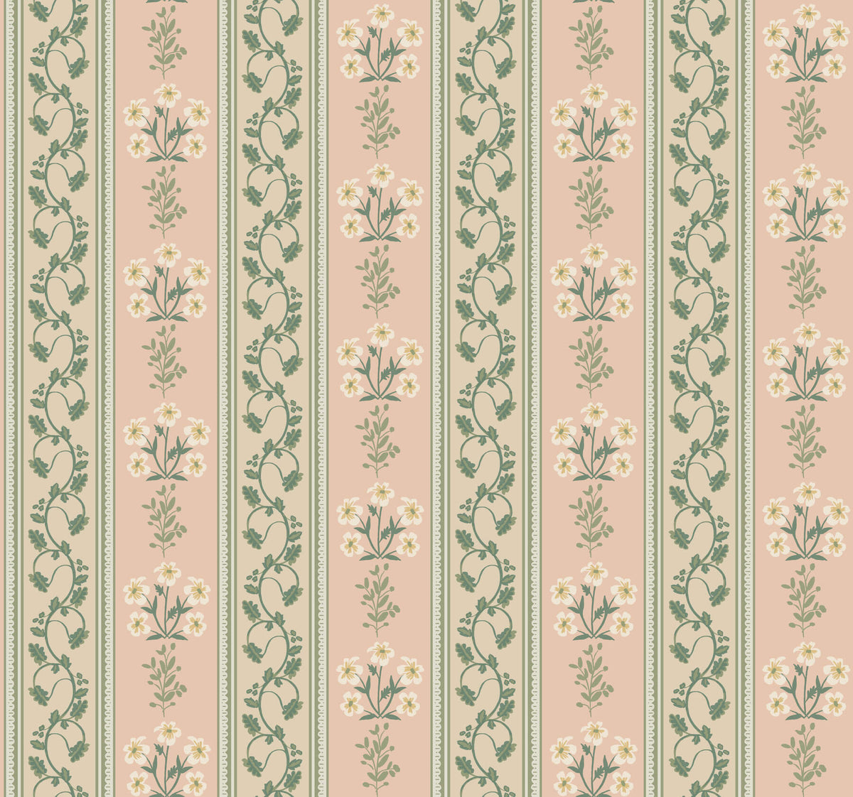 Rifle Paper Co. Portico Wallpaper Sample - Blush