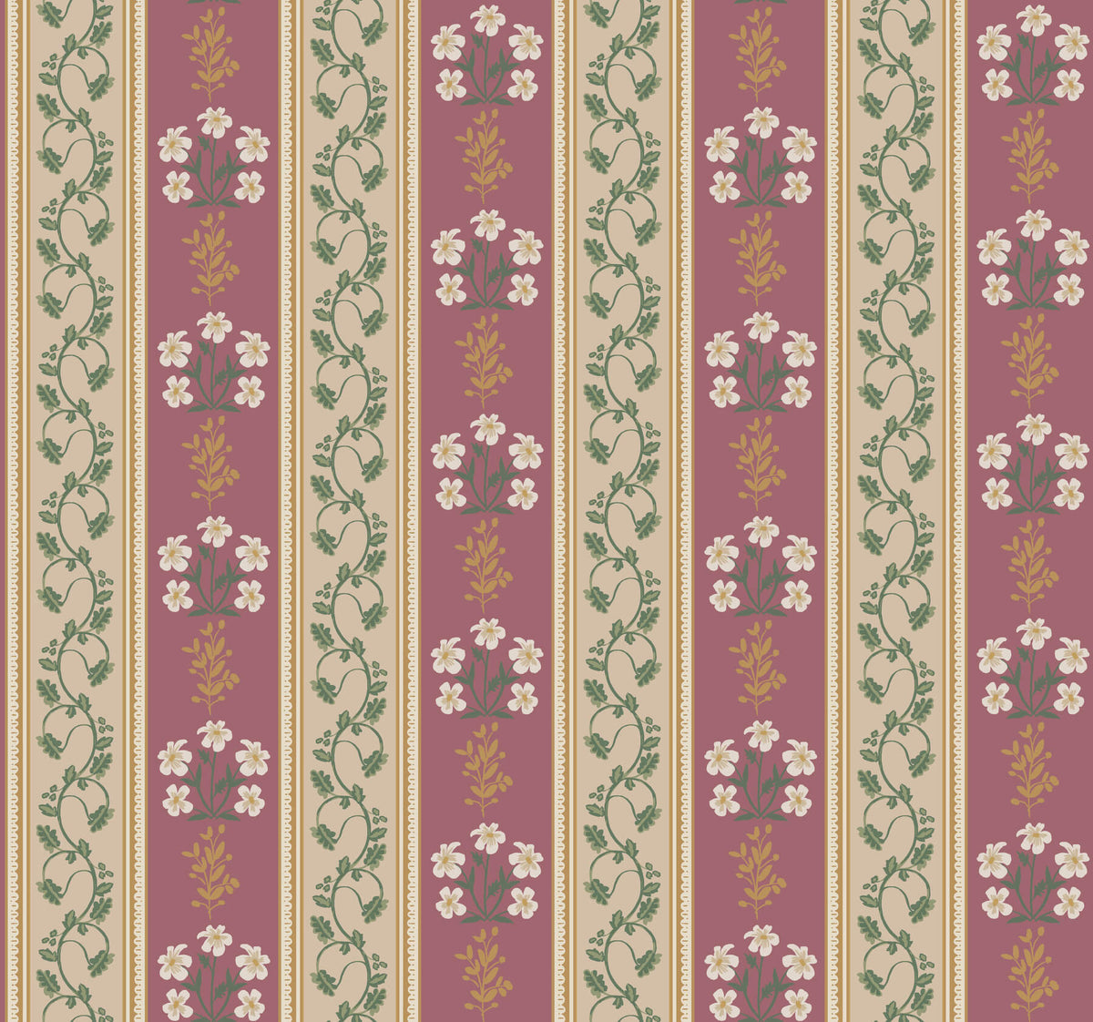 Rifle Paper Co. Portico Wallpaper - Burgundy