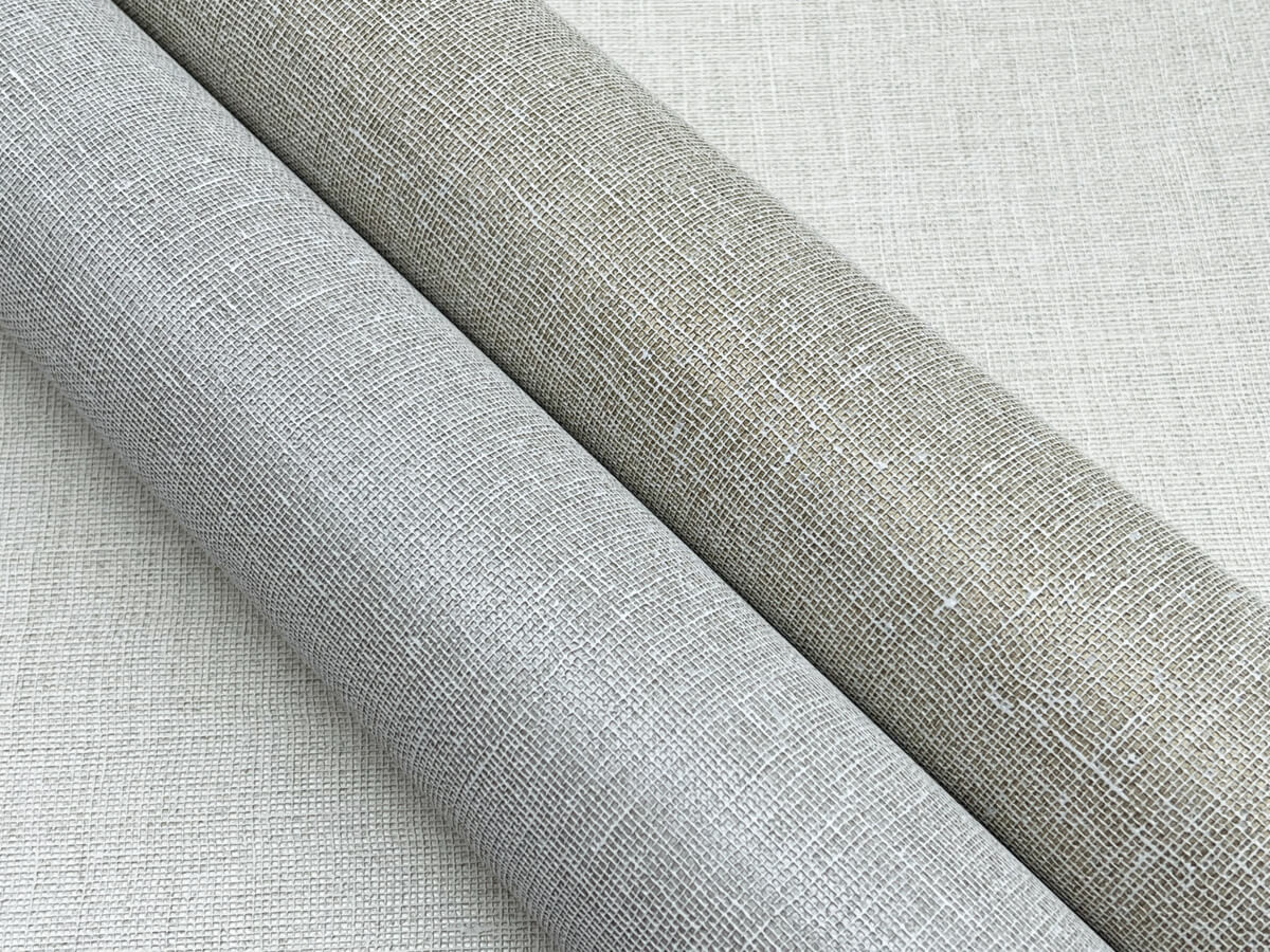 York Artistic Abstracts Gesso Weave Wallpaper - Off White