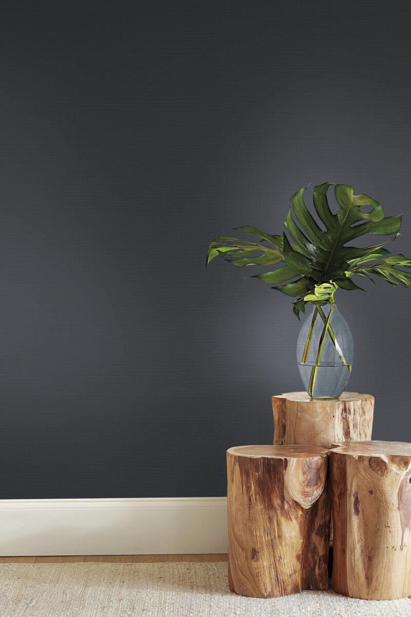 Magnolia Home Grasscloth Wallpaper - Black