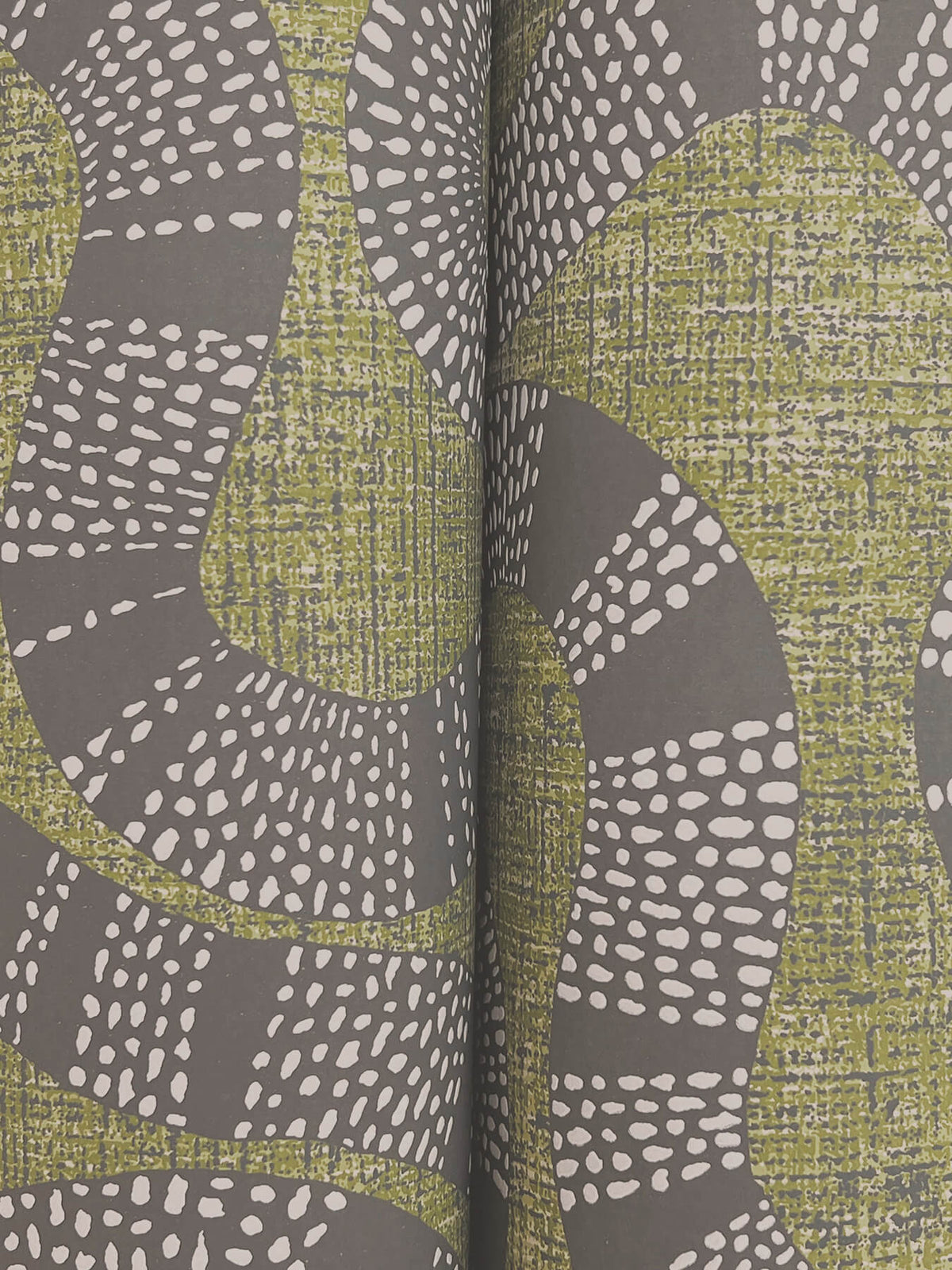 Antonina Vella Artifacts Ophidia Wallpaper - Olive