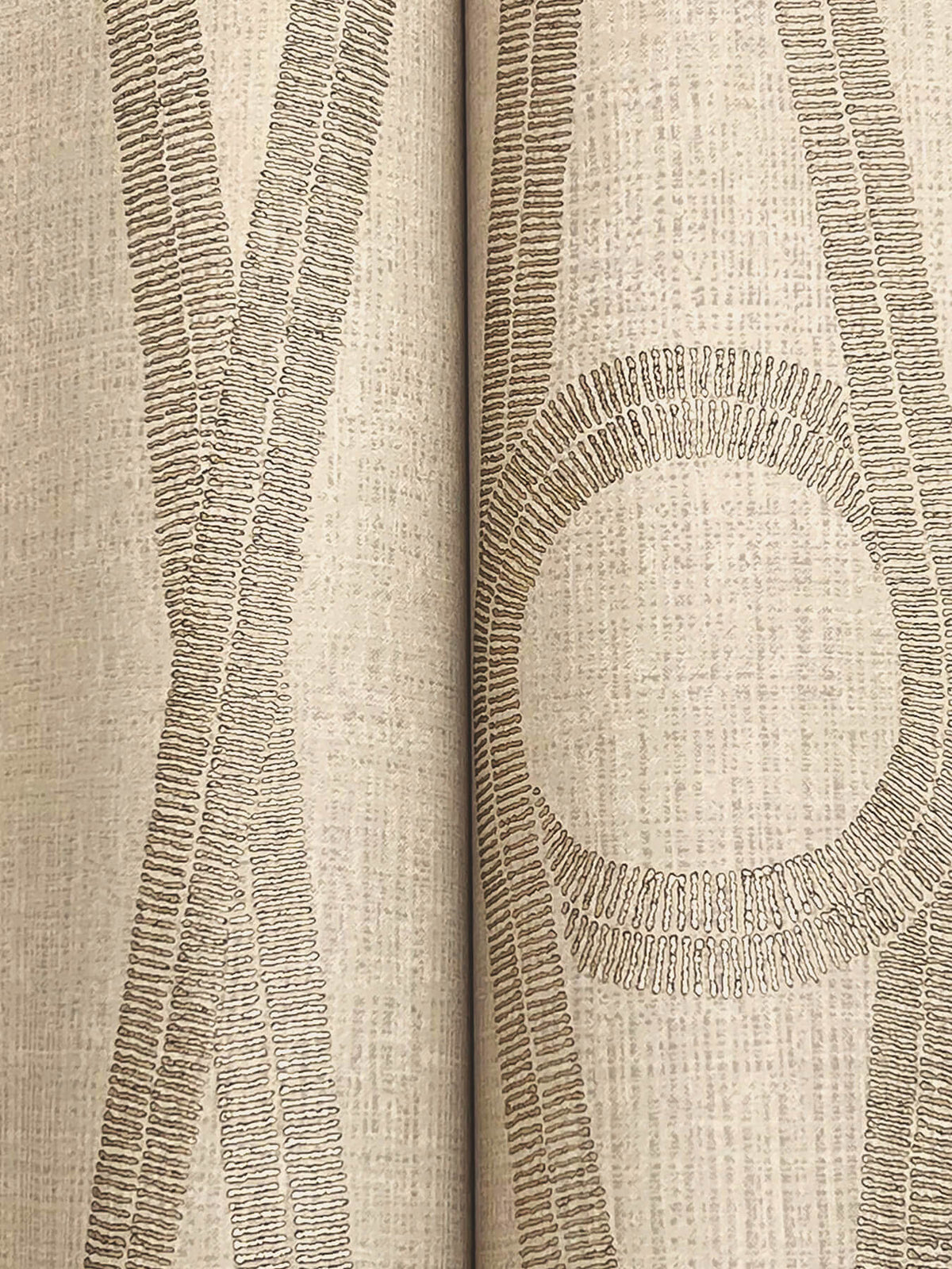 Antonina Vella Artifacts Henlein Wallpaper Sample - Gold