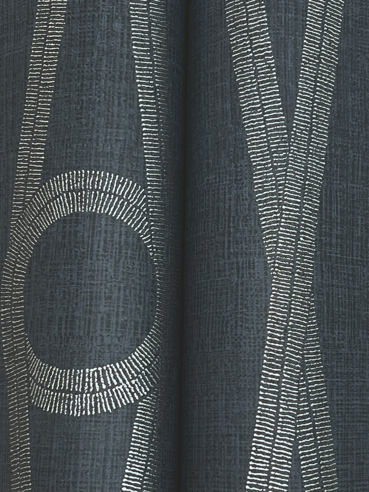 Antonina Vella Artifacts Henlein Wallpaper Sample - Indigo
