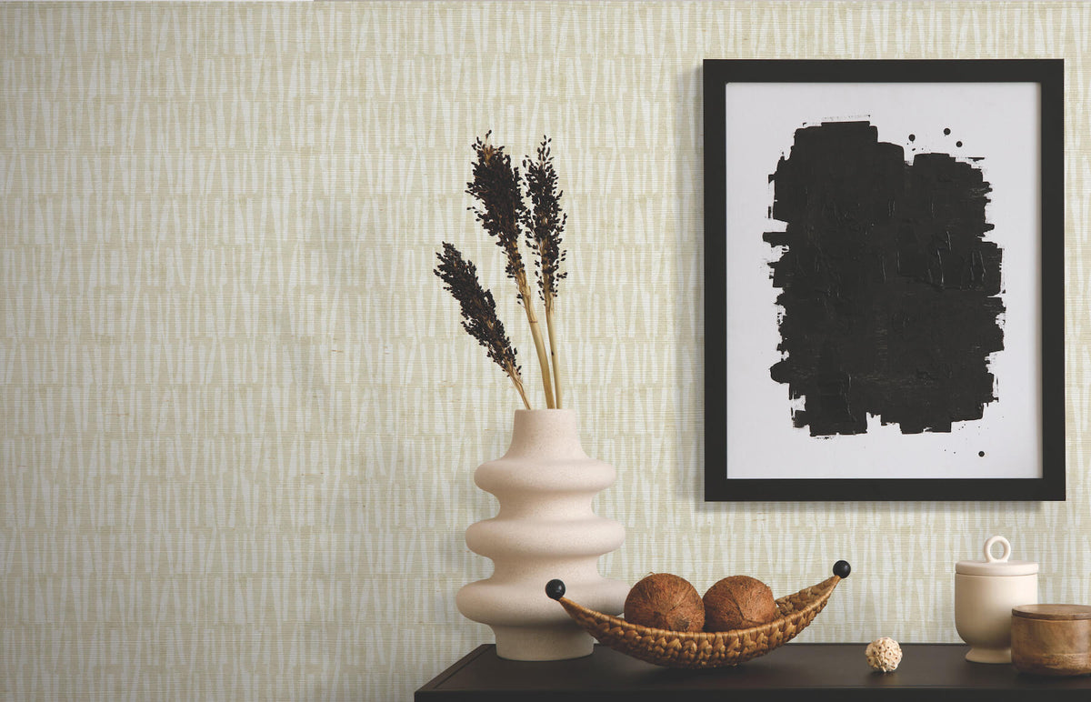 Antonina Vella Artifacts Thatched Wallpaper - Taupe