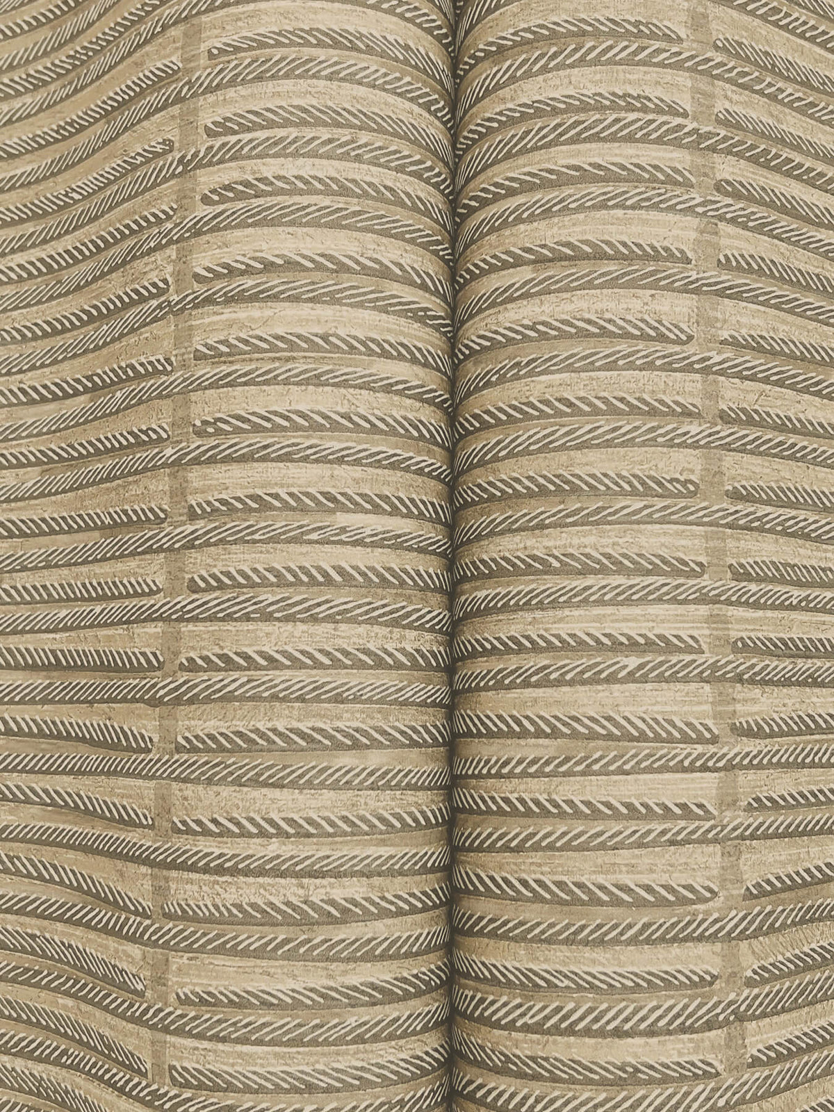 Antonina Vella Artifacts Iringa Wallpaper Sample - Mocha