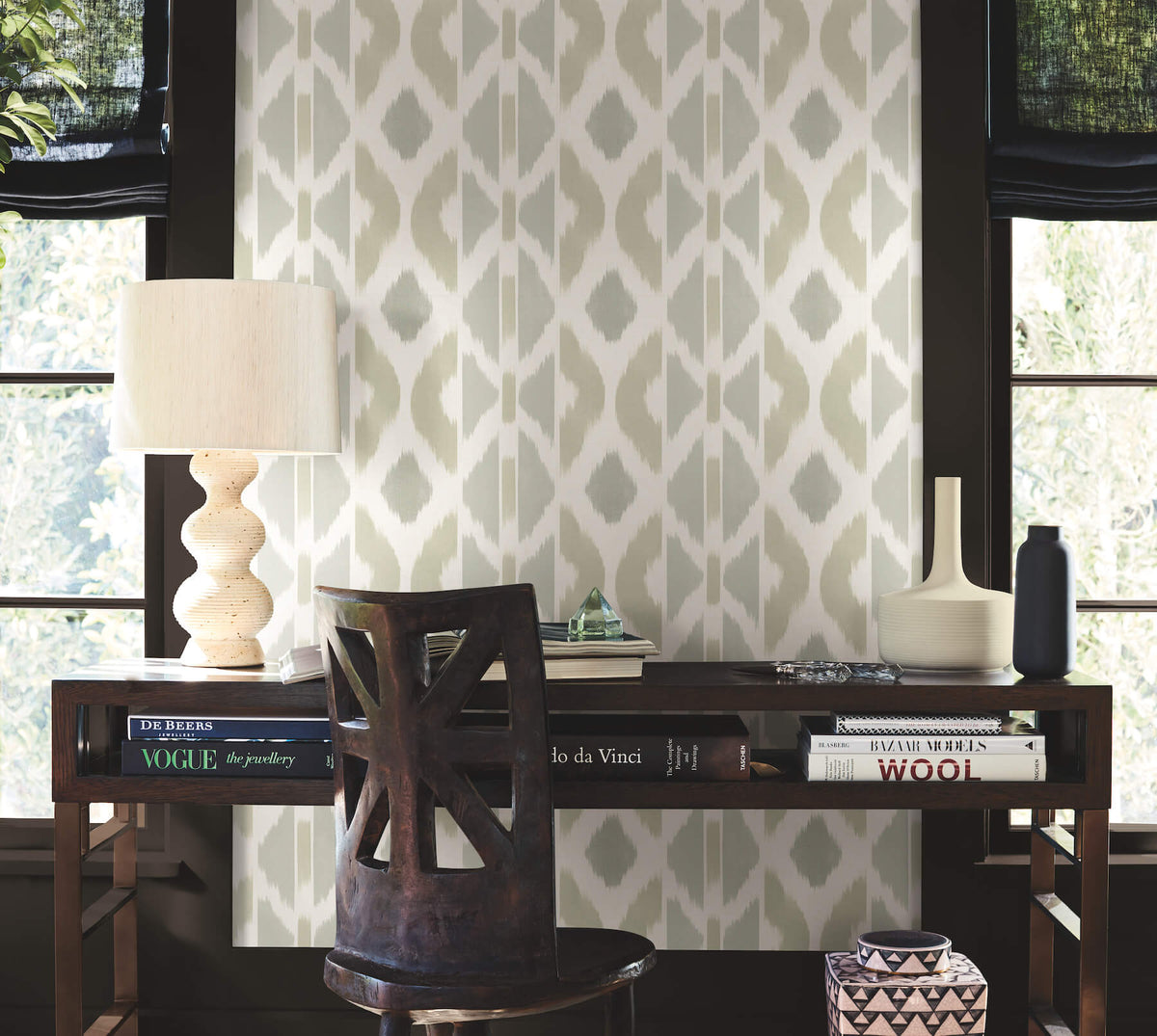 Antonina Vella Artifacts Patan Wallpaper - Beige