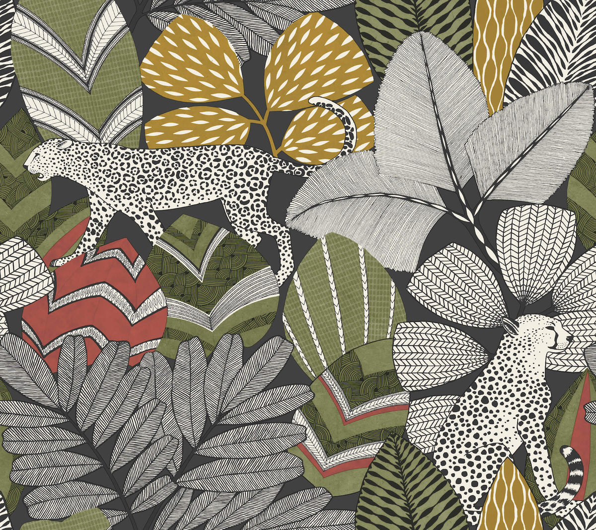 Antonina Vella Artifacts Namiri Wallpaper - Black