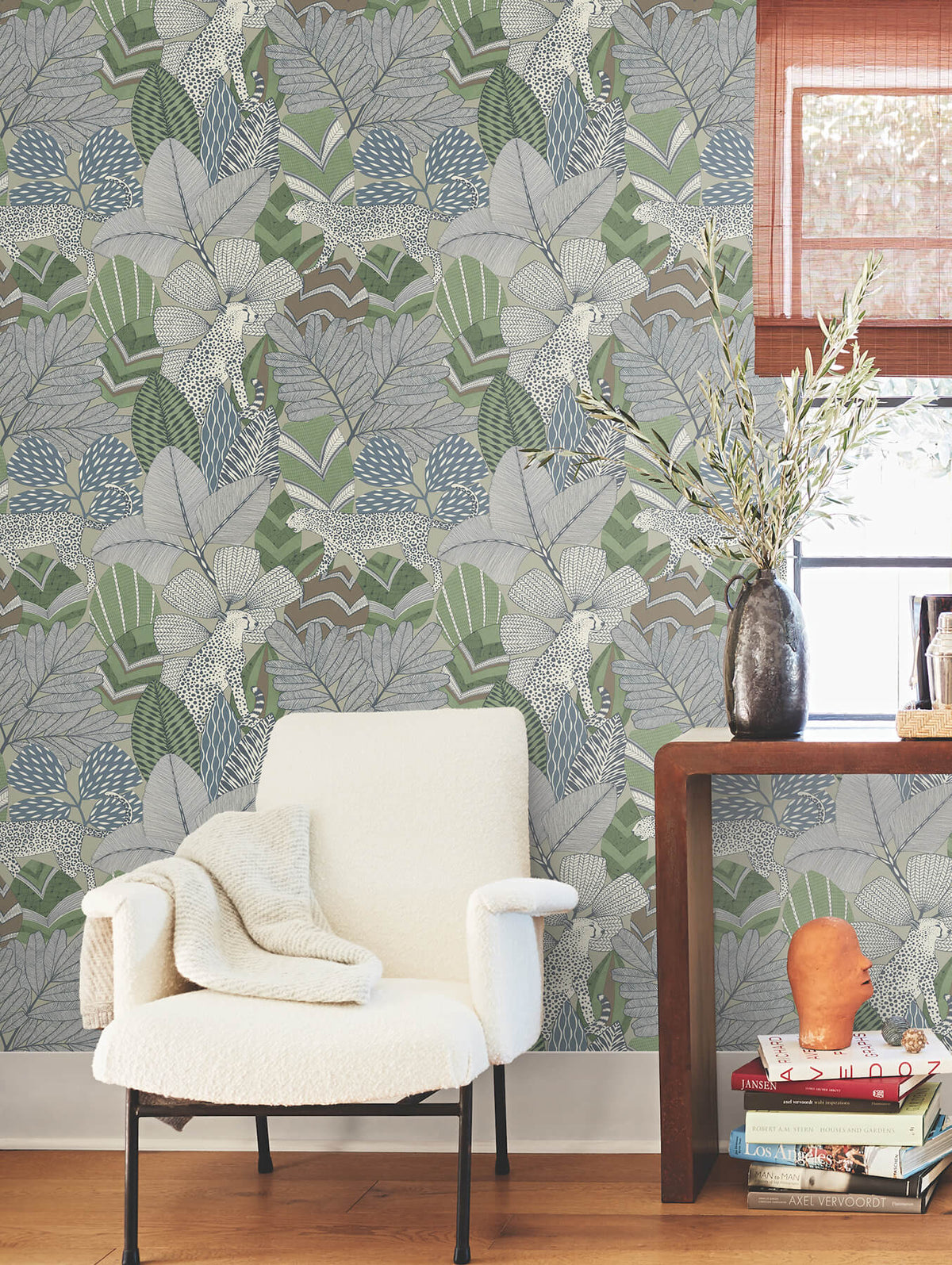 Antonina Vella Artifacts Namiri Wallpaper - Blue