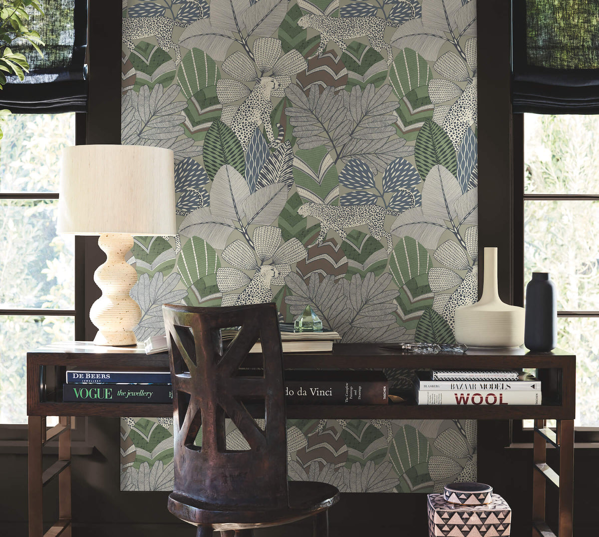 Antonina Vella Artifacts Namiri Wallpaper - Blue