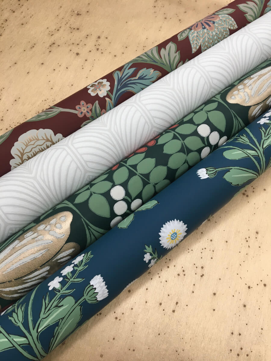 Ronald Redding Arts & Crafts Craftsman Wallpaper - Light Beige