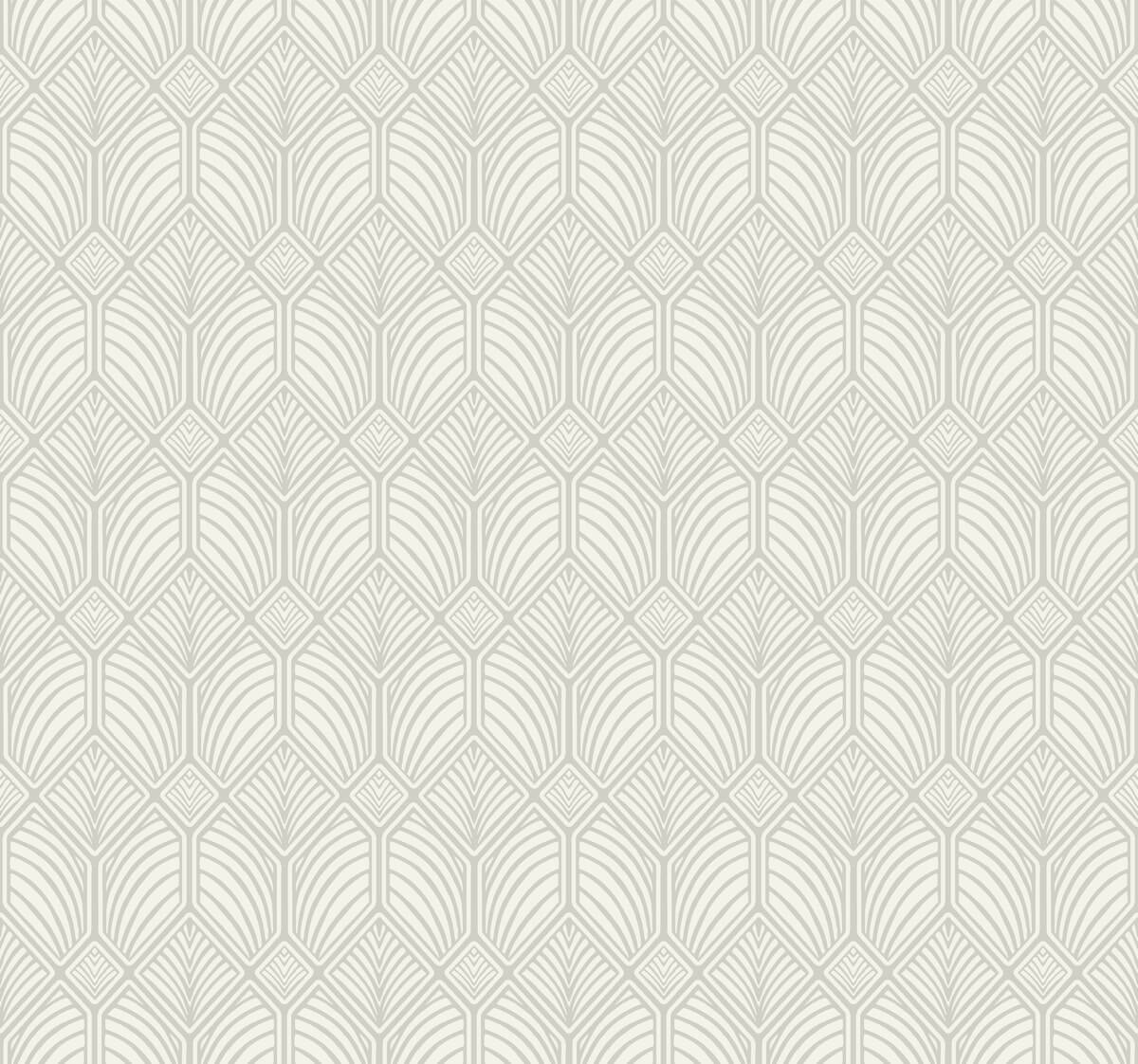 Ronald Redding Arts & Crafts Craftsman Wallpaper - Grey