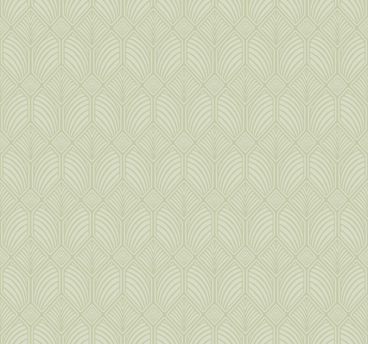 Ronald Redding Arts & Crafts Craftsman Wallpaper - Green