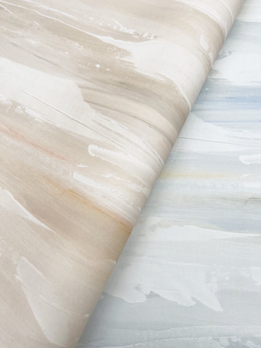 York Artistic Abstracts On The Horizon Wallpaper - Blue