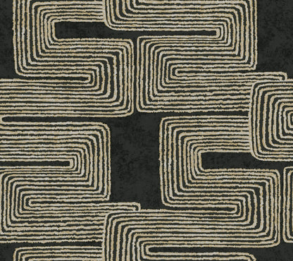 Artistic Abstracts Zulu Thread Wallpaper - Gold