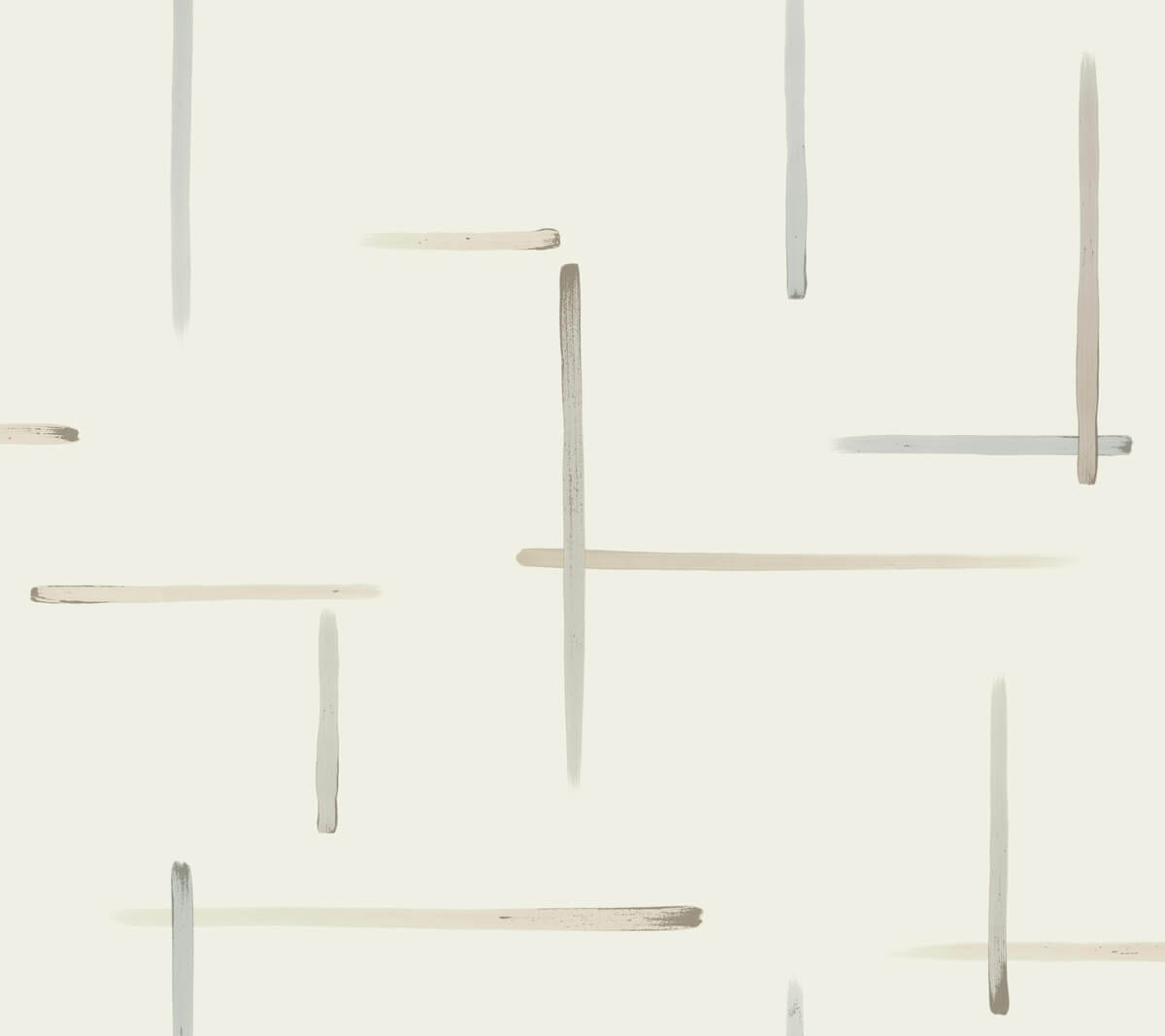 York Artistic Abstracts Gilded Sumi-E Wallpaper - Neutral