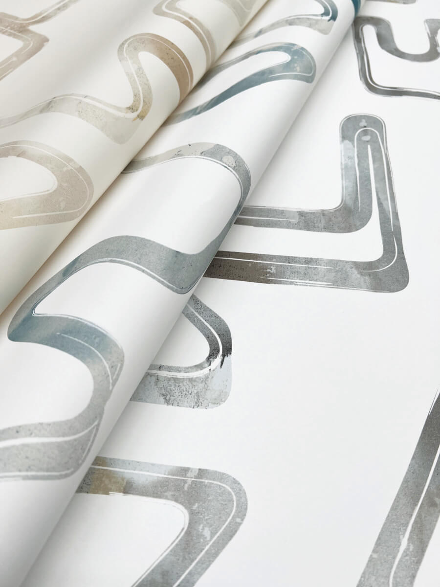 York Artistic Abstracts Abstract Aura Wallpaper - Beige