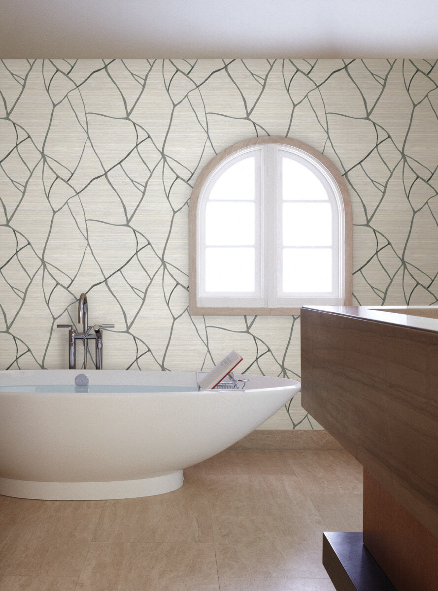 York Artistic Abstracts Raska Wallpaper - White
