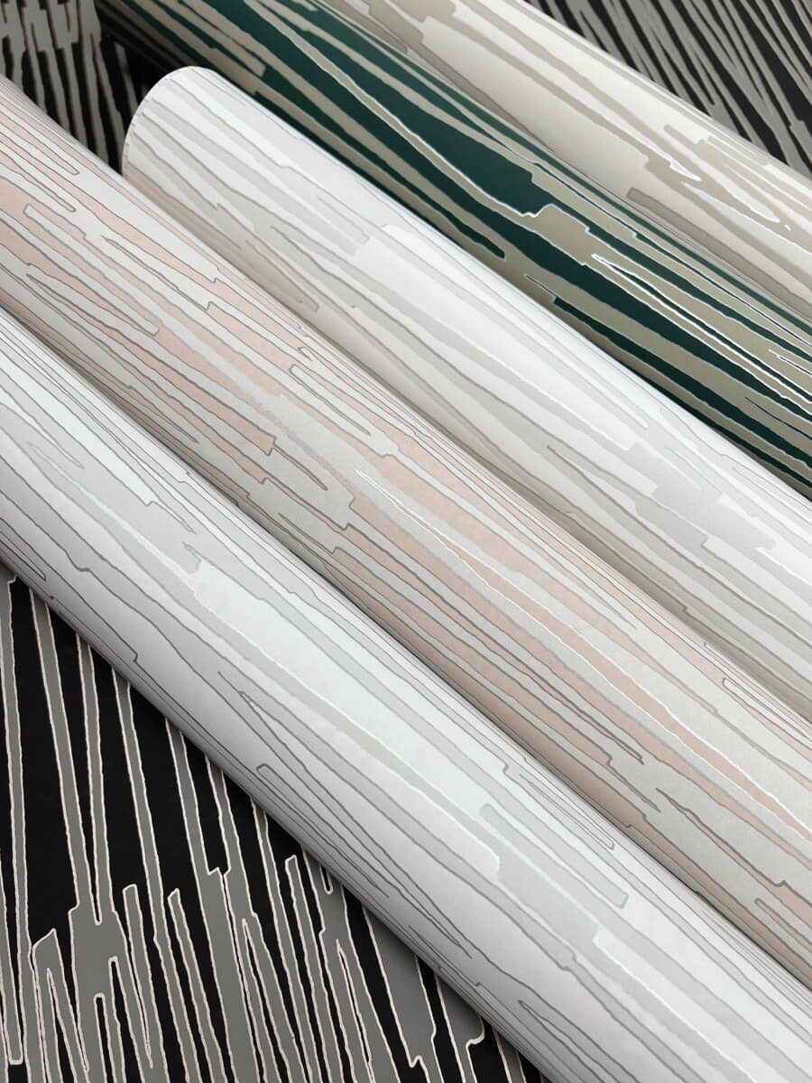 York Artistic Abstracts Water Reed Thatch Wallpaper - Beige