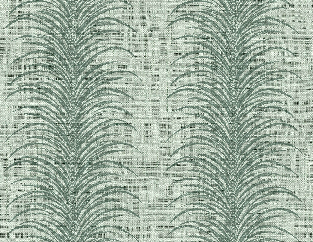 Seabrook Designs Bali Tropical Aruna Wallpaper Sample - Cool Grass