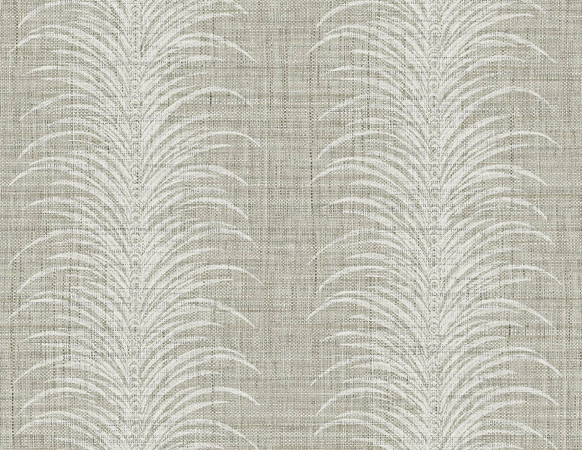 Seabrook Designs Bali Tropical Aruna Wallpaper Sample - Stone