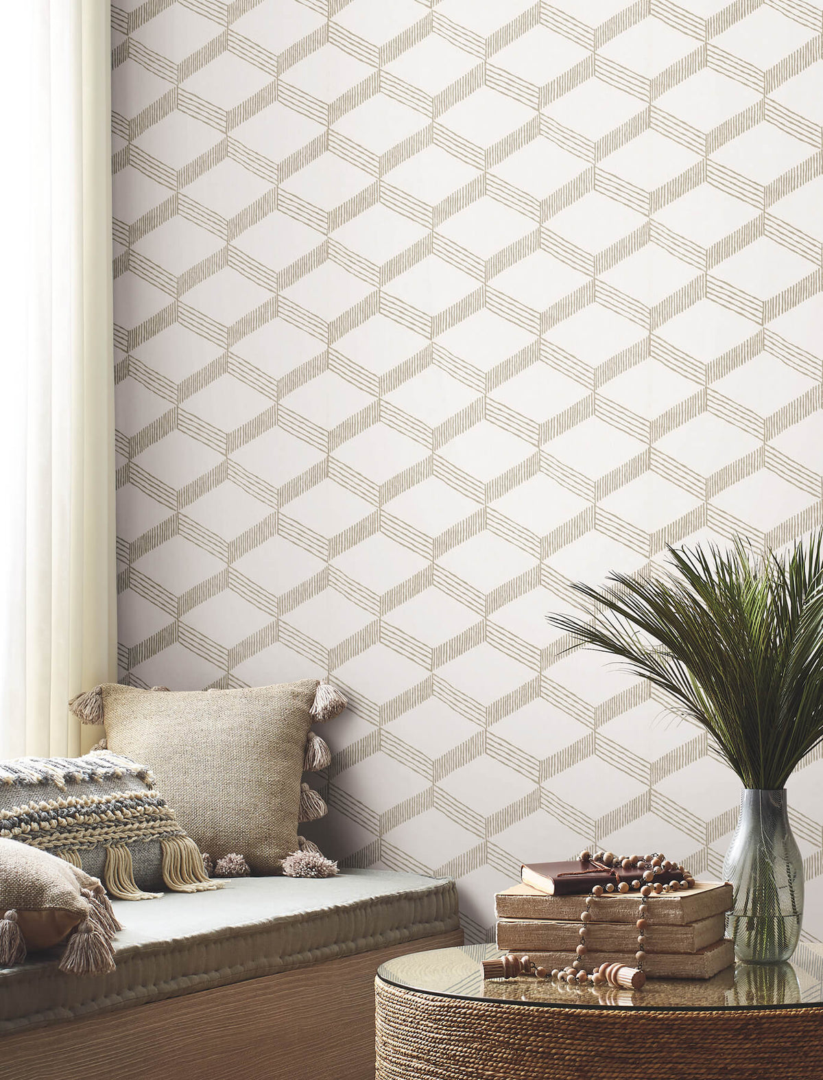 Antonina Vella Artifacts Palisades Paperweave Wallpaper - Taupe
