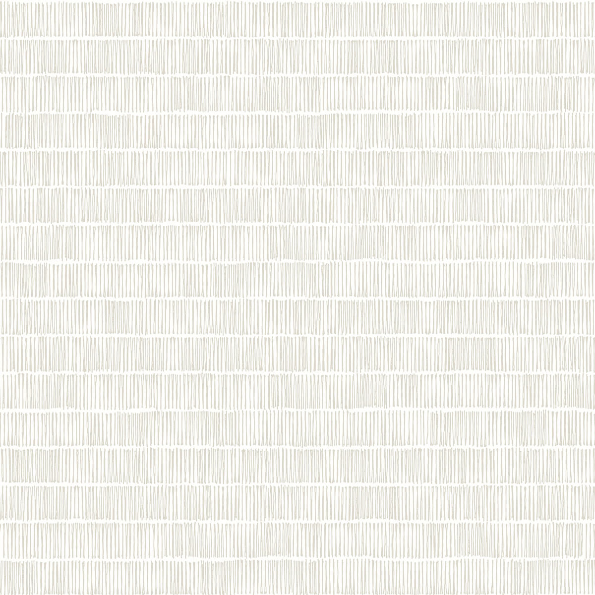 York Black & White Resource Library Horizontal Hash Marks Wallpaper Sample - White & Cream