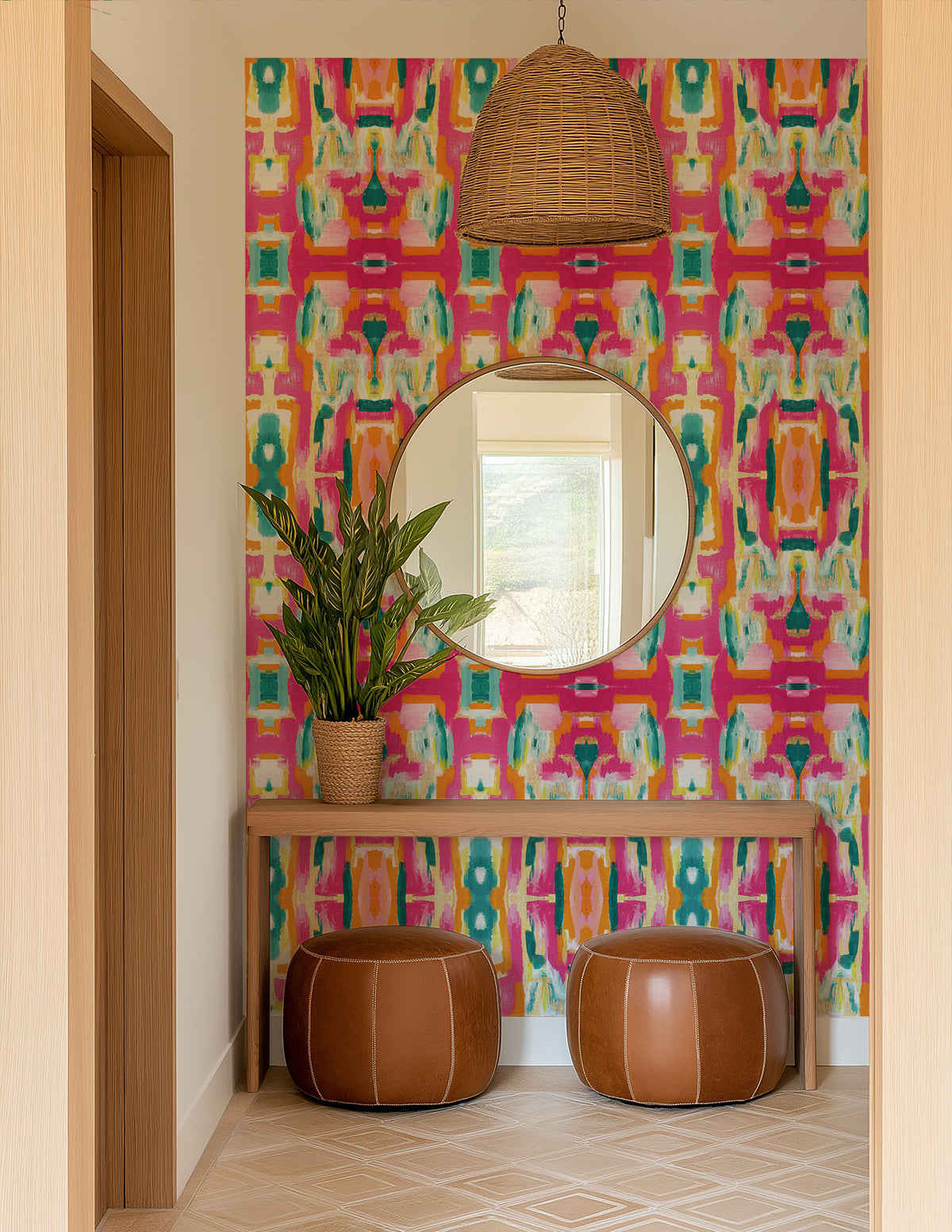 Mitchell Black The Blush Label Bombay Wallpaper Sample
