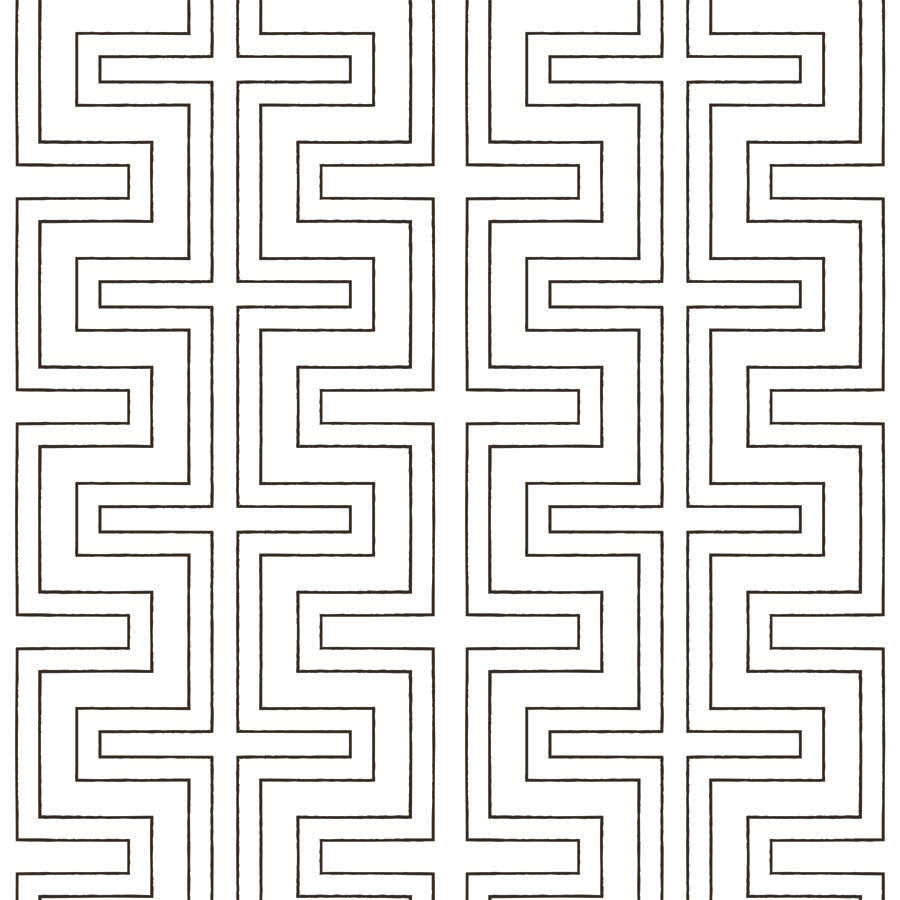 Mitchell Black Co Ed Halsted Wallpaper Sample - Quartz White