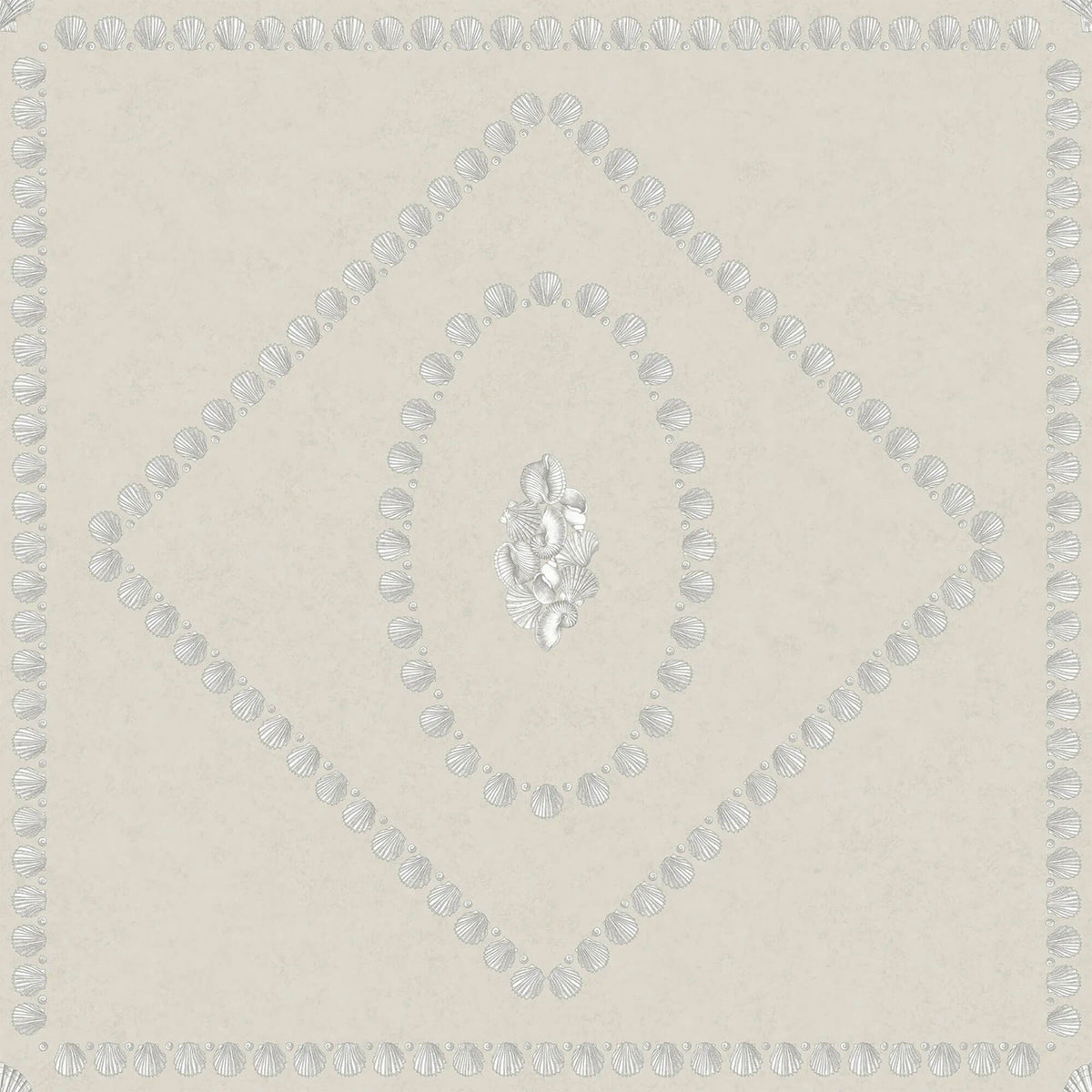 Cole & Son Fornasetti Senza Tempo II Conchiglie Wallpaper - Pearl