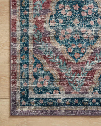 Rifle Paper Co. × Loloi Courtyard Rug - Chateau Red