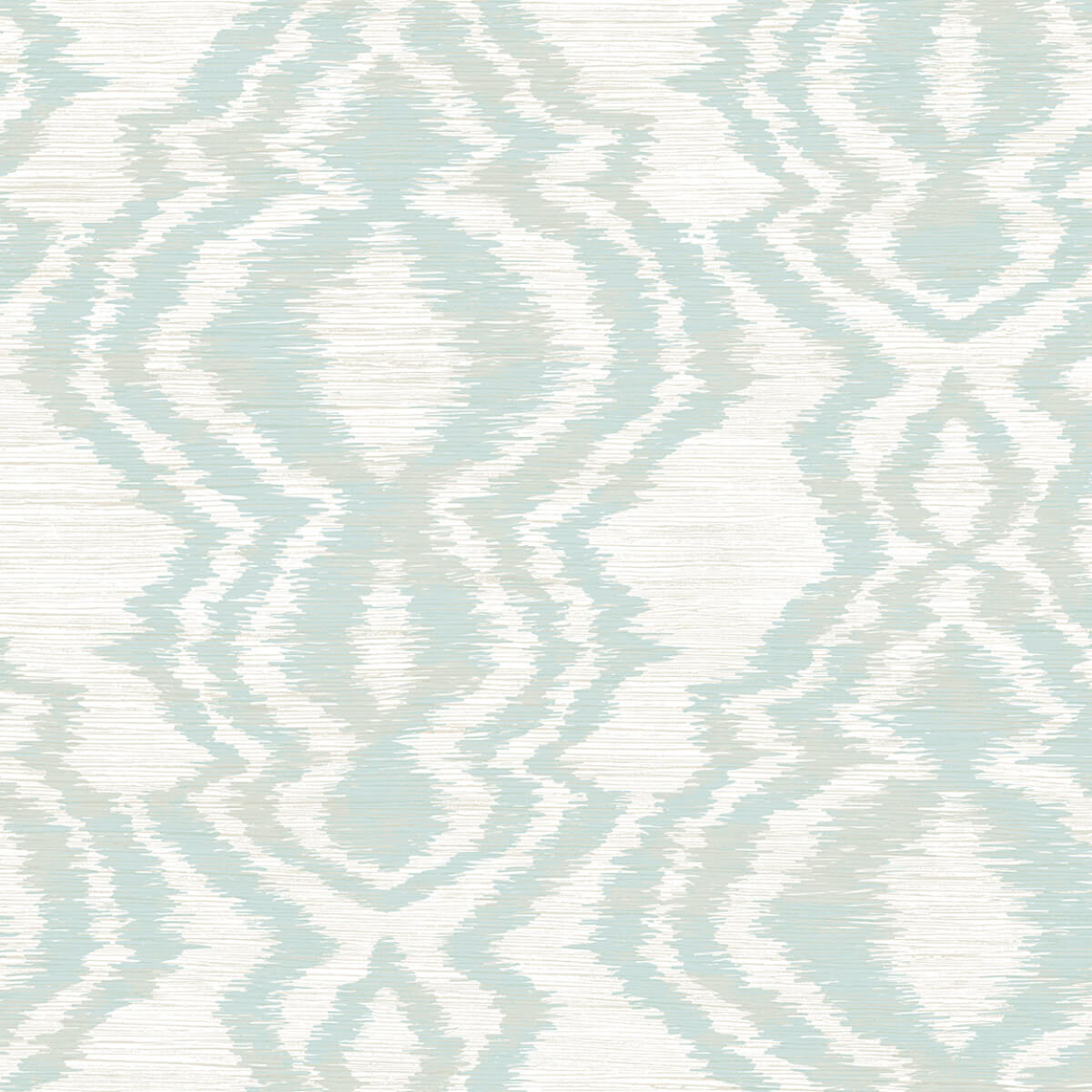 Daisy Bennett West Boulevard Collection Moirella Wallpaper Sample - Seaglass