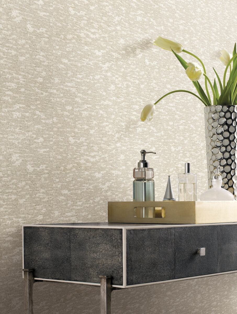 Antonina Vella Dazzling Dimensions Weathered Cypress Wallpaper - White