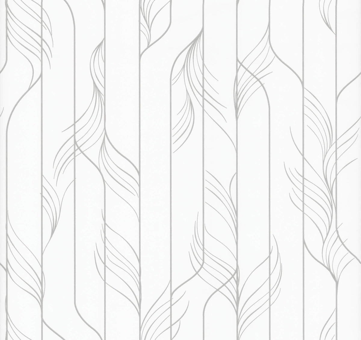 Candice Olson Decadence Elemental Thread Wallpaper - White & Silver