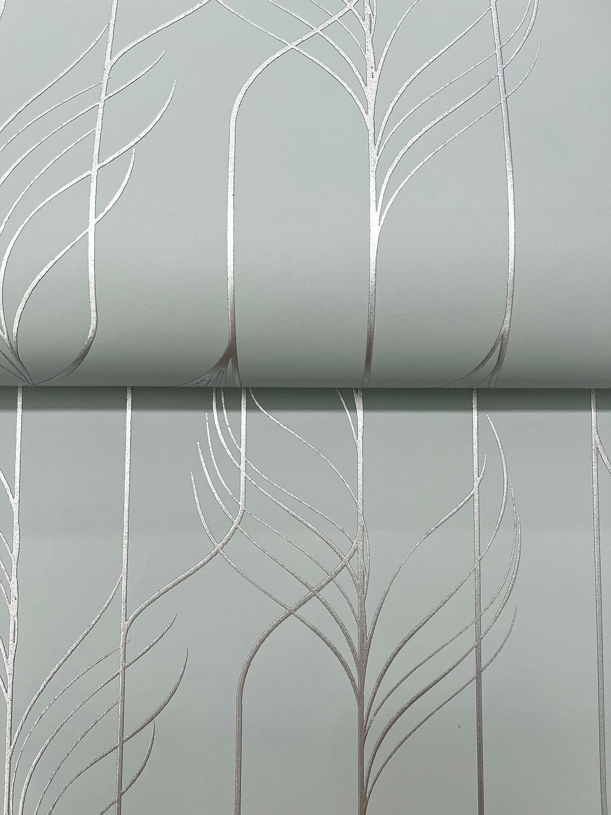 Candice Olson Decadence Elemental Thread Wallpaper - Blue & Silver