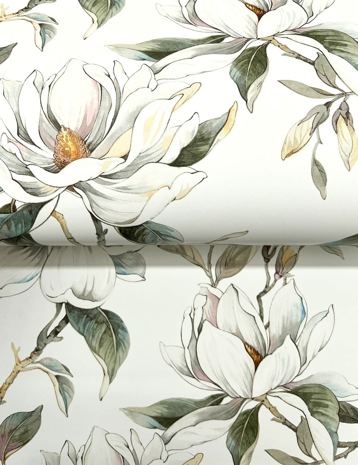 Candice Olson Decadence Garden Jewels Wallpaper Sample - White
