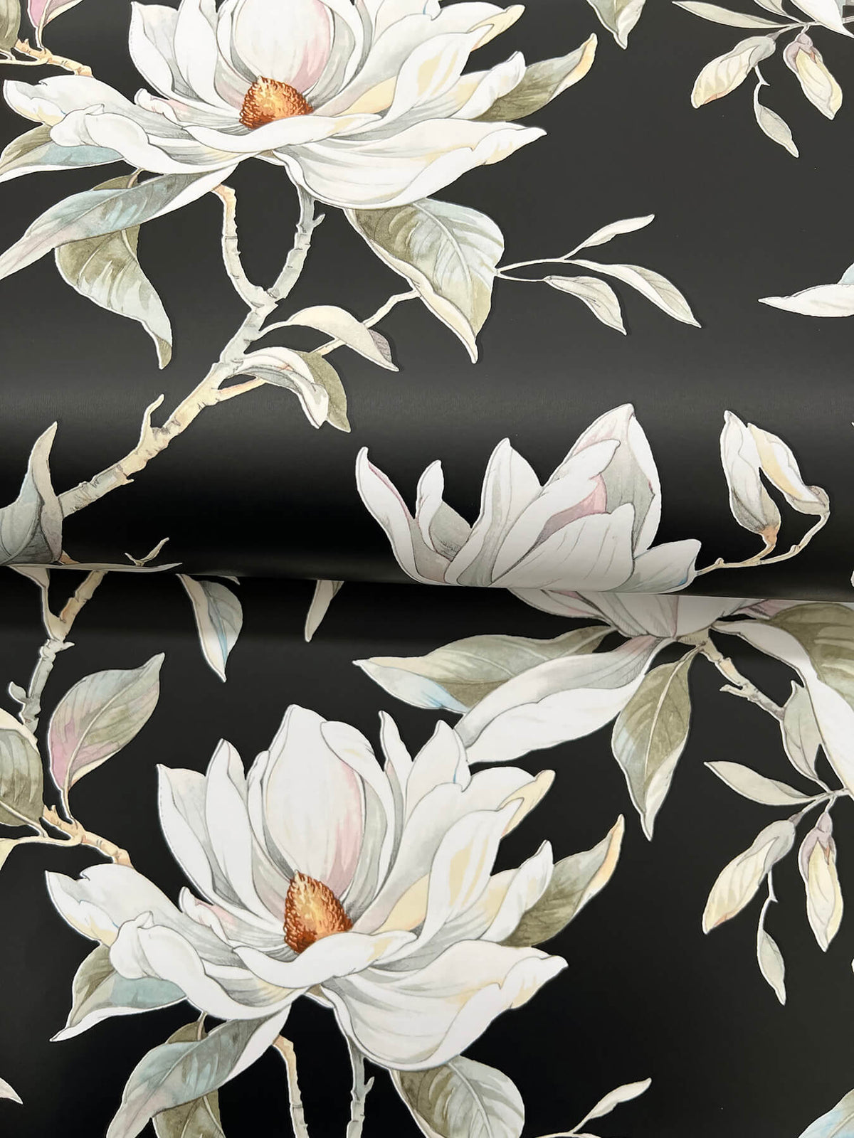 Candice Olson Decadence Garden Jewels Wallpaper Sample - Black