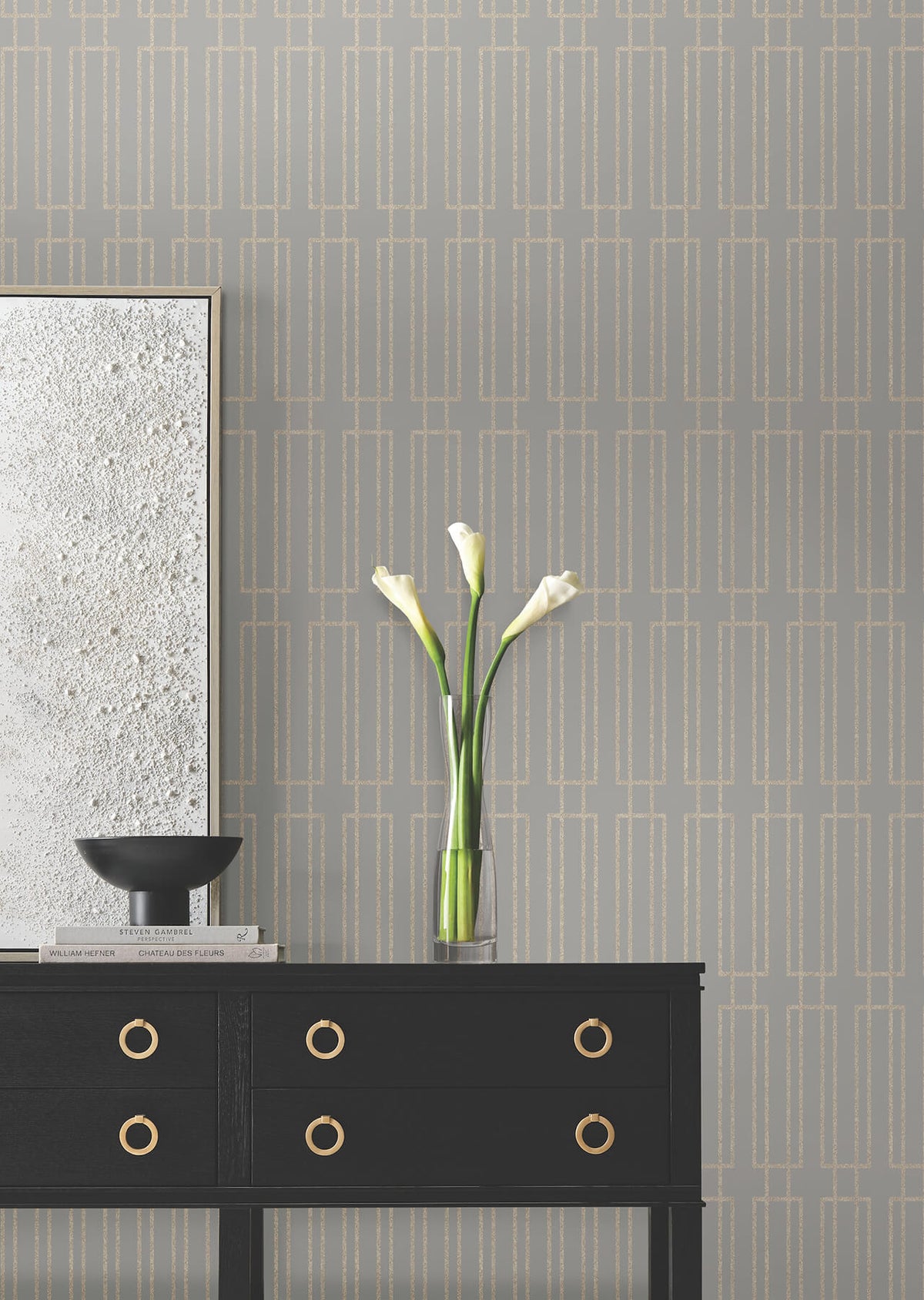 Candice Olson Decadence Terrace Wallpaper - Taupe