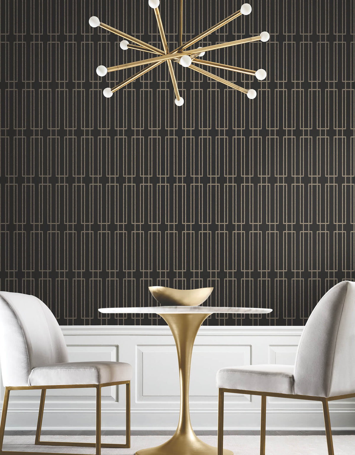 Candice Olson Decadence Terrace Wallpaper - Black